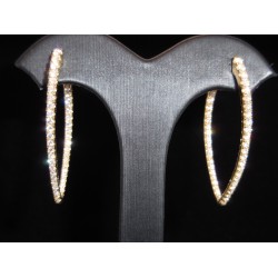 18K Gold Diamond Earrings